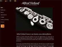 Tablet Screenshot of alfredverhoef.nl